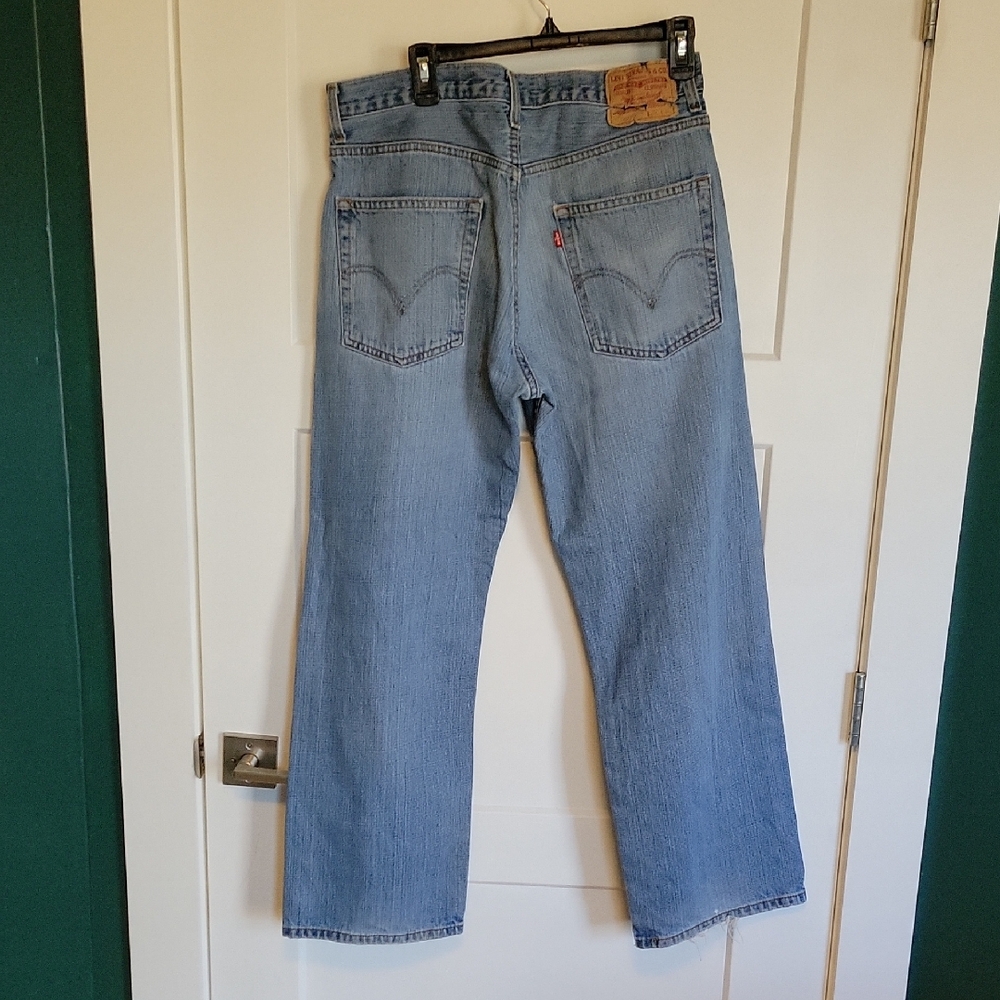 Vintage Levi's Men's 569 Straight Leg Blue Jeans